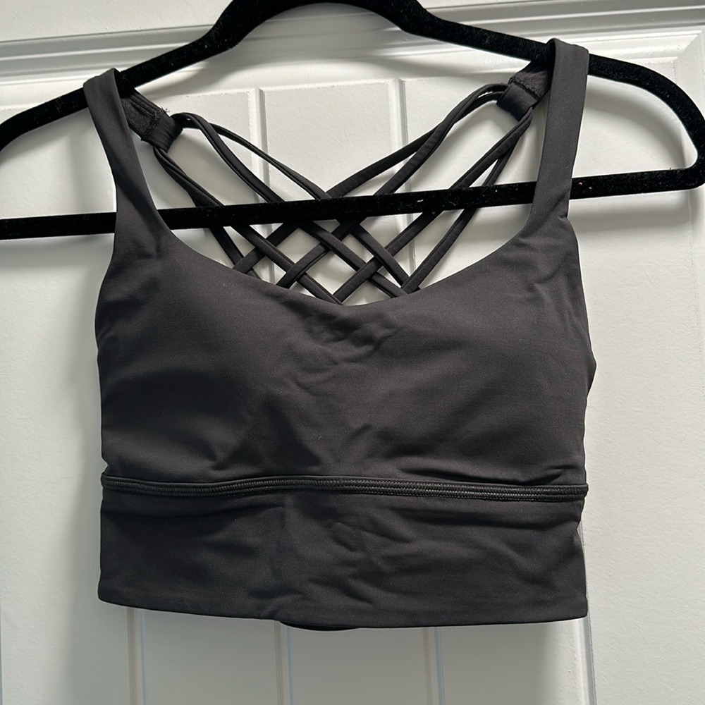 EUC Lululemon long line bra size 4